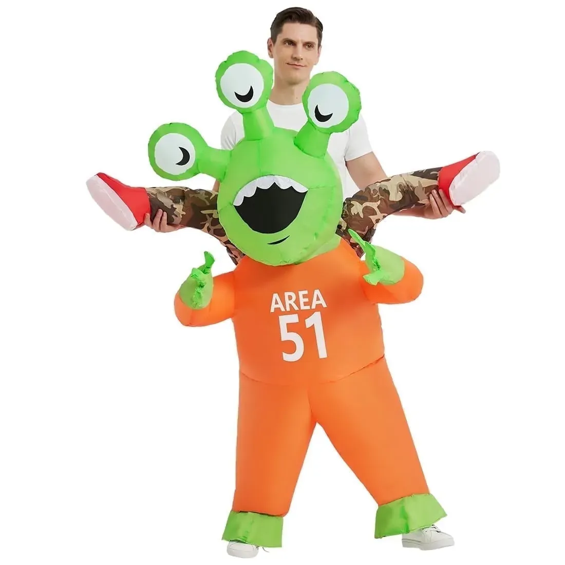 Adult Inflatable Ride-On Alien Costume (2-Pack)